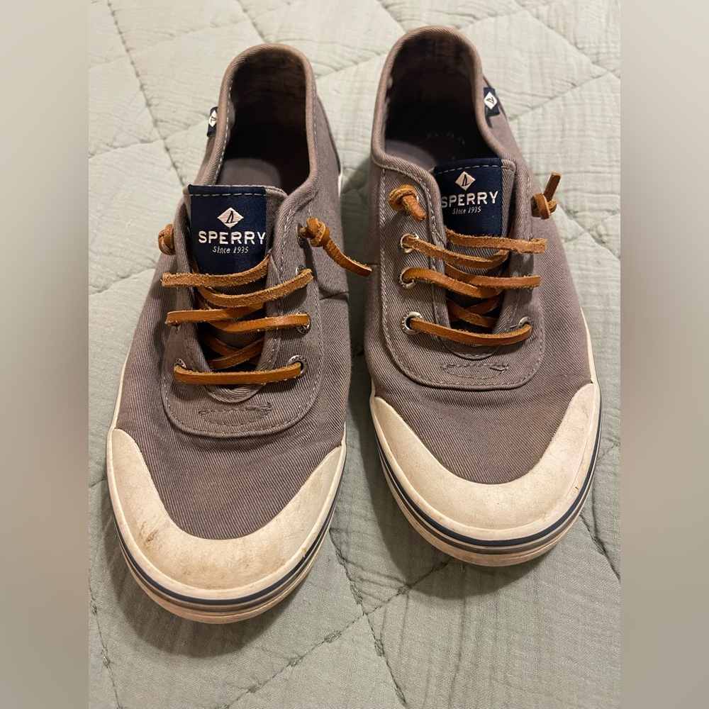Sperry Women’s 6.5 Grey Canvas Shoes